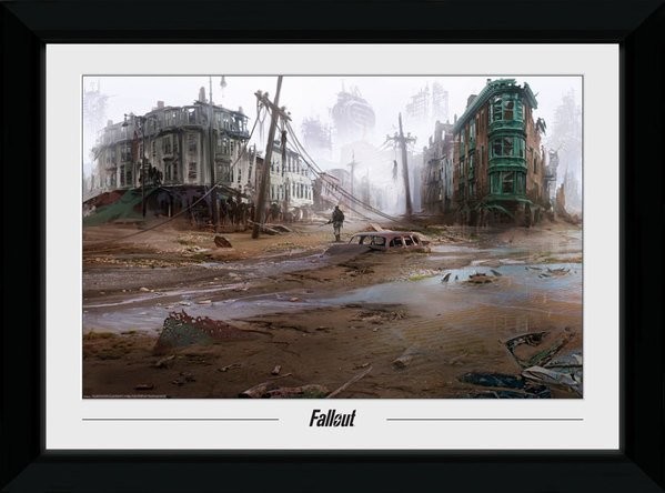 Framed Poster Fallout - North End