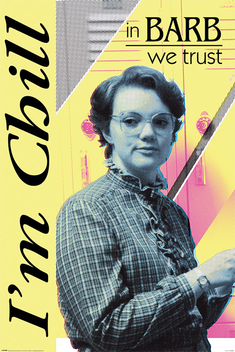 Плакат Stranger Things - In Barb We Trust
