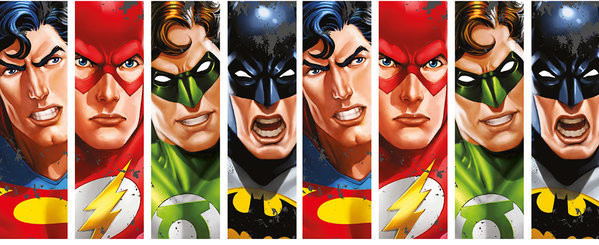Half Moon Bay - DC Comics – Tasses à changement de chaleur – Tasse à latte Justice League – Équipe