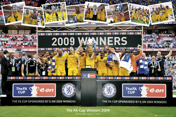 Плакат Chelsea - fa cup winners 2009