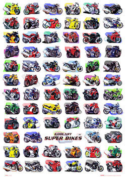 Poster Koolart - superbikes
