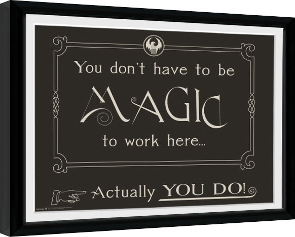 Рамкиран плакат Fantastic Beasts - Magic