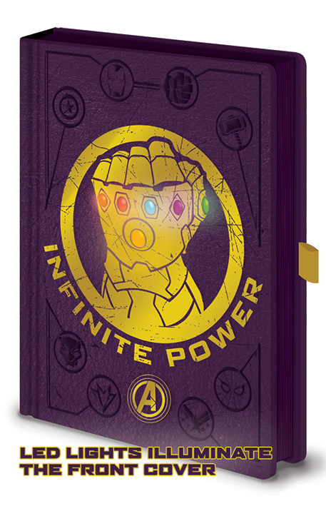 Notebook Avengers: Infinity War - Gauntlet LED