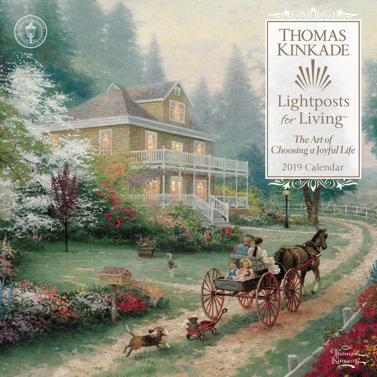 Calendar 2027 Thomas Kinkade - Lightposts for Living