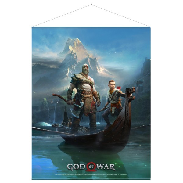 Υφασμάτινη αφίσα God of War - Father and Son