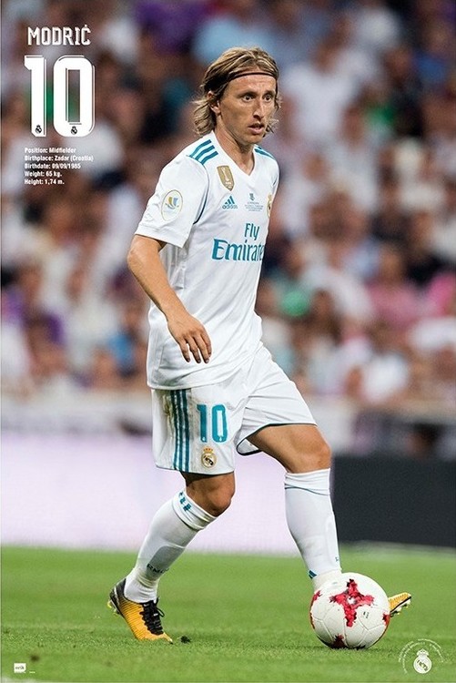 Плакат Real Madrid 2017/2018 - Modric Accion