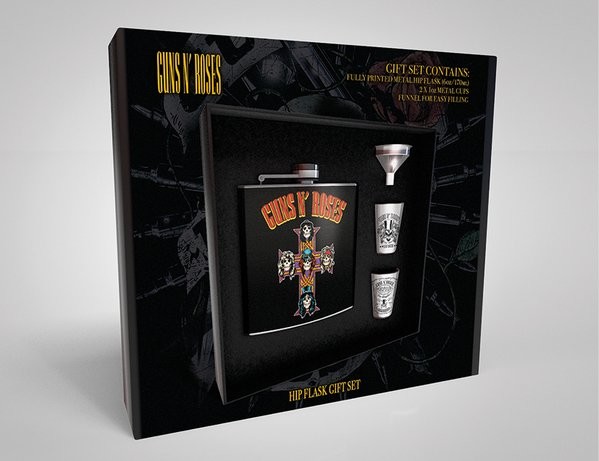 Hip Flask: Gift Set Guns N Roses - Cross