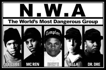 Poster N.W.A. - dangerous
