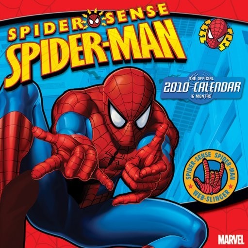 Календар 2027 Official Calendar 2010 Spiderman