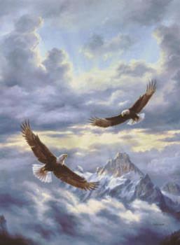 Художествен печат Spirits Of The Wind