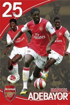 Poster Arsenal - adebayor 07/08