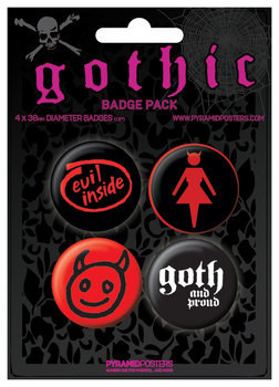 Badge set GOTHIC