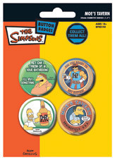 Badge set THE SIMPSONS - moe's tavern