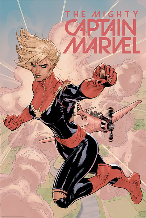 Плакат Captain Marvel - Flight