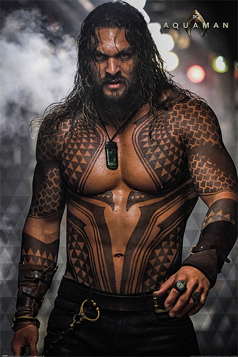 Плакат Aquaman - Pin up