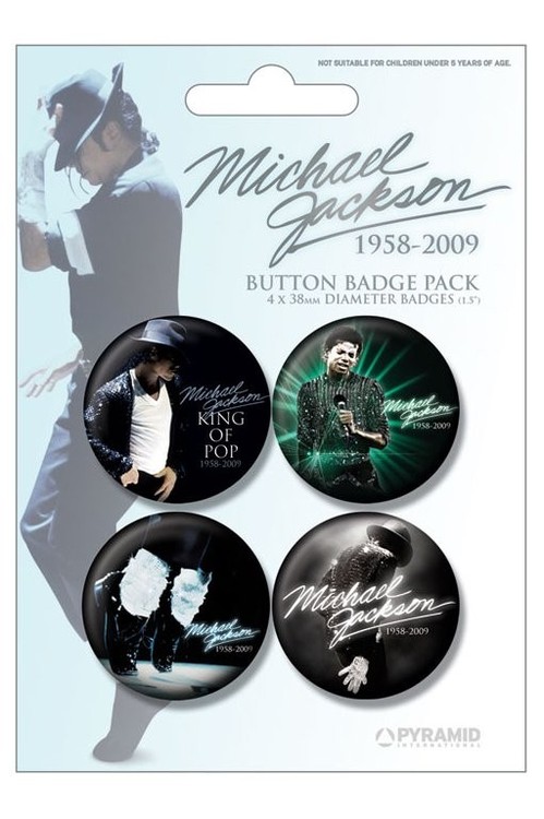 Σετ κονκάρδες MICHAEL JACKSON - blue