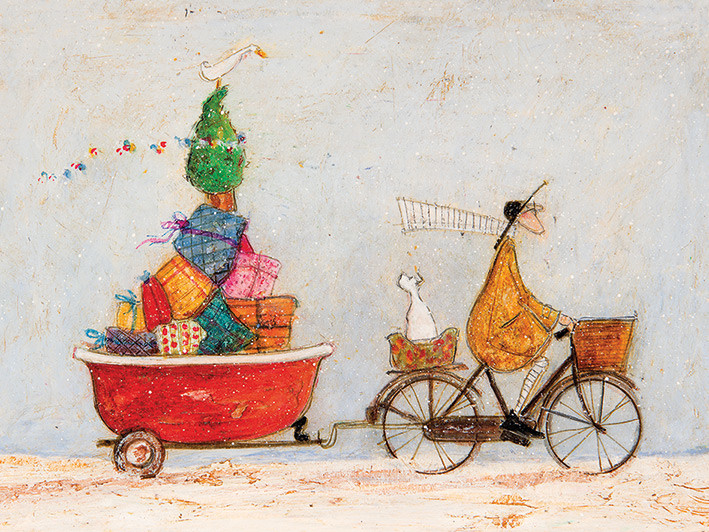 Принти на полотні Sam Toft - A Tubful of Good Cheer