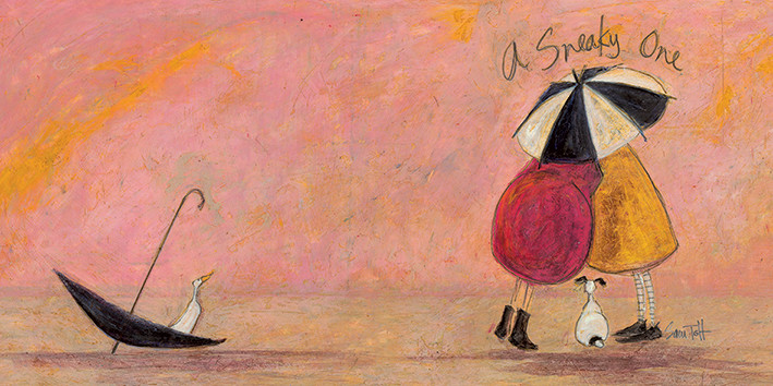 Quadro em tela Sam Toft - A Sneaky One II