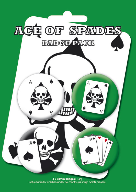 Σετ κονκάρδες ACE OF SPADES