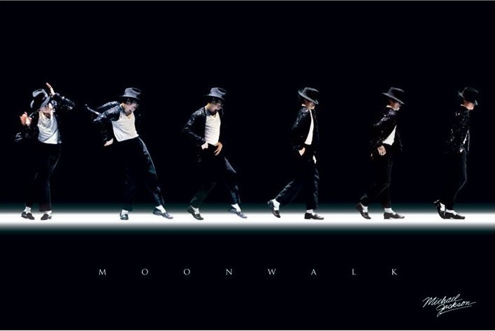 Poster Michael Jackson - moonwalk