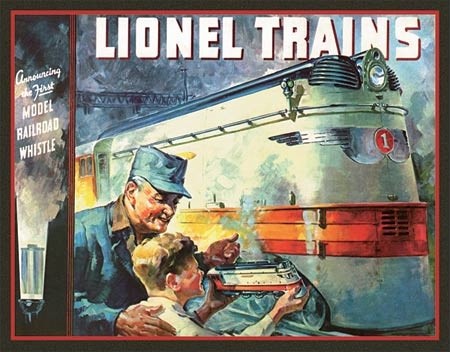 Μεταλλική πινακίδα Lionel 1935 Cover
