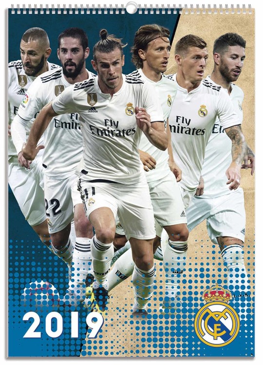 Calendar 2019 Real Madrid