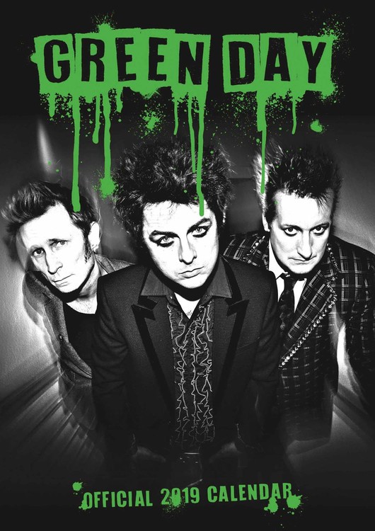 Calendar 2019 Green Day