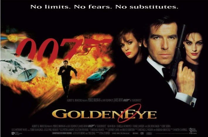 Poster JAMES BOND 007 - goldeneye no limits no fears  | Wall