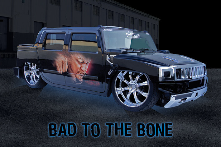 Αφίσα Bad to the bone - hummer