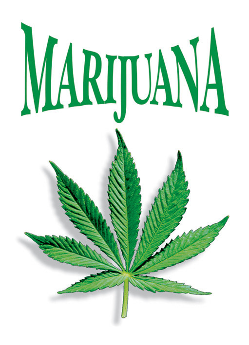 Плакат Marijuana leaf