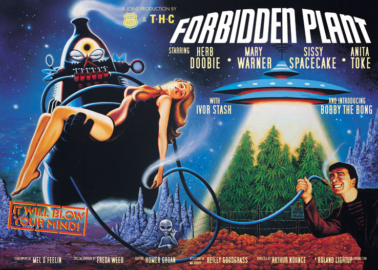 Poster FORBIDDEN PLANT UFO