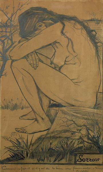 Плакат Sorrow, 1882