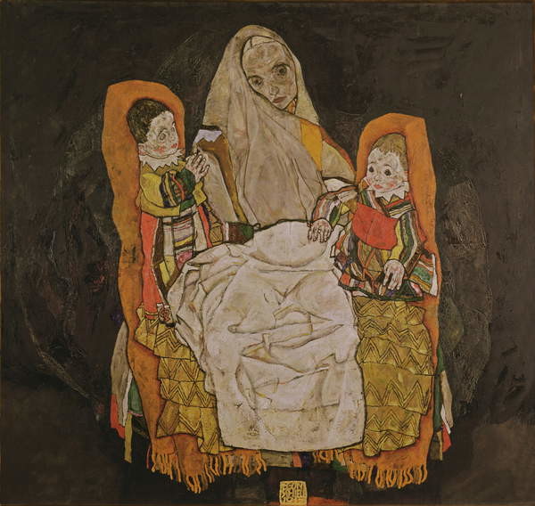 Наклейка Mother with Two Children, 1915-17