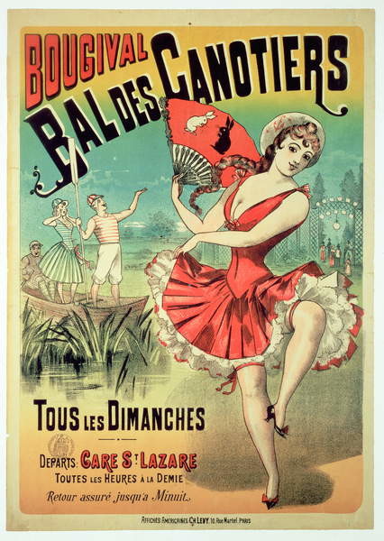 Плакат Poster for the 'Bal des Canotiers, Bougival'