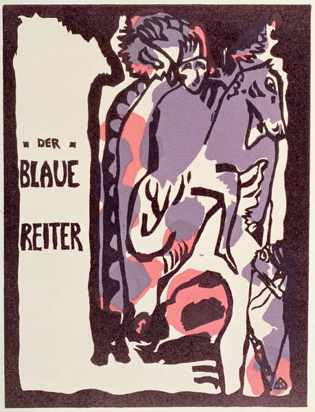 Der Blaue Reiter / galerie Maeght企画展ポスター Poster Cover of Catalogue for Der Blaue Reiter, Wassily Kandinsky