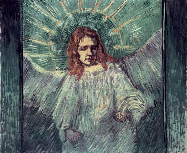 Принти на полотні Head of an Angel, after Rembrandt, 1889