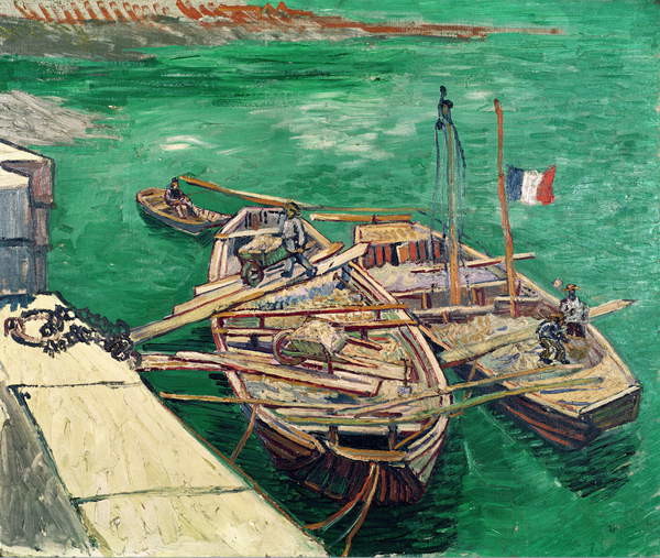Плакат Landing Stage with Boats, 1888