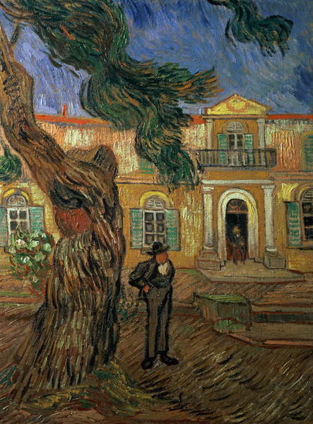 Наклейка St. Paul's Hospital, St Remy, 1889