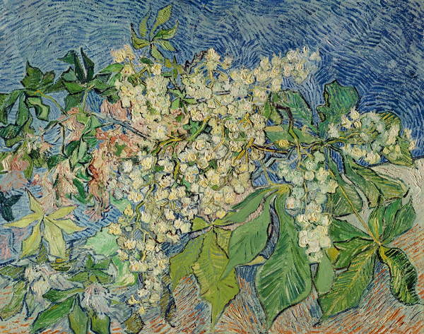 Принти на полотні Blossoming Chestnut Branches, 1890
