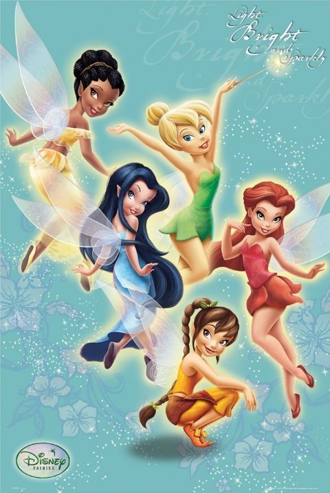 Плакат DISNEY FÉER - sparkly