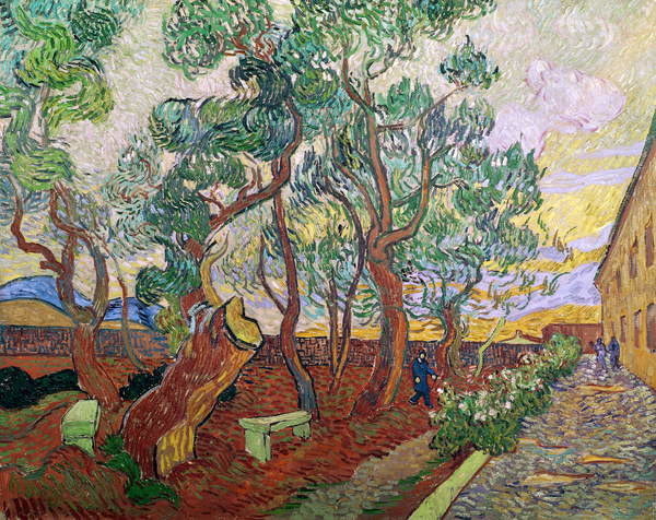 Плакат The Garden of St. Paul's Hospital at St. Remy