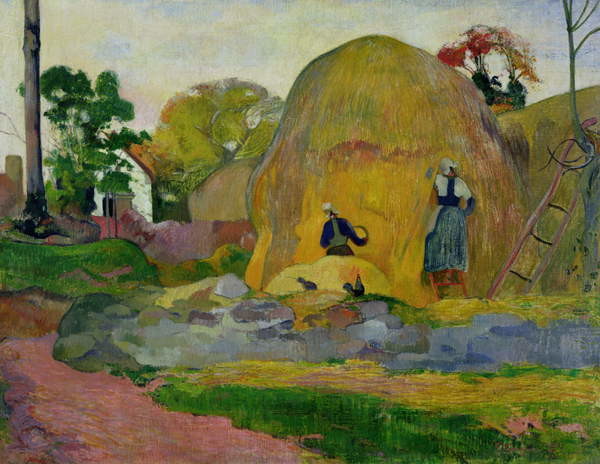 Плакат Yellow Haystacks, or Golden Harvest, 1889