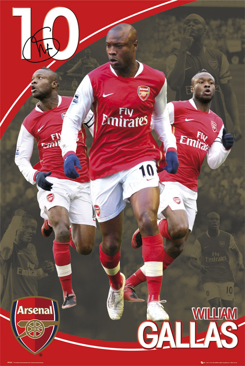 Плакат Arsenal - gallas 07/08