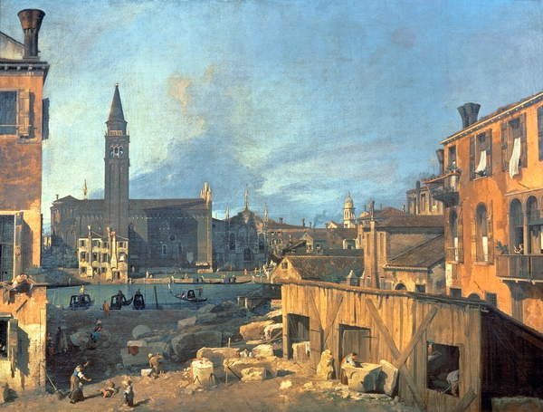 Плакат Venice: Campo San Vidal and Santa Maria della Carita  1727-28