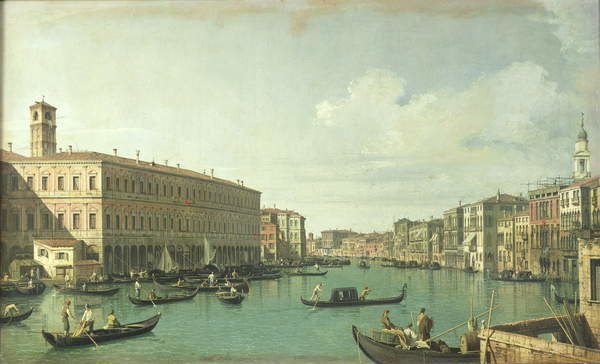 Наклейка The Grand Canal from the Rialto Bridge
