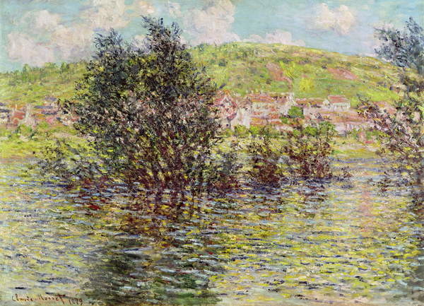 Плакат Vetheuil, View from Lavacourt, 1879