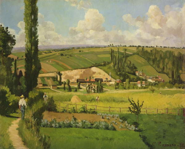 Плакат Paysage aux Patis, Pointoise, 1868