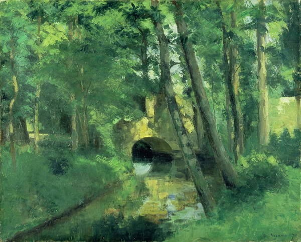 Плакат The Little Bridge, Pontoise, 1875