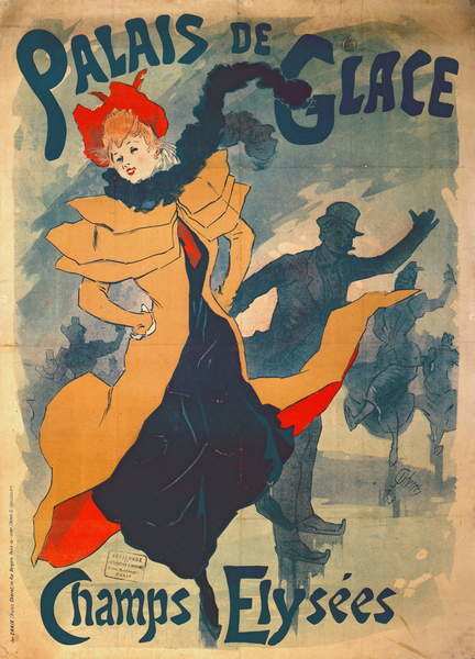 Принти на полотні Poster advertising the Palais de Glace on the Champs Elysees