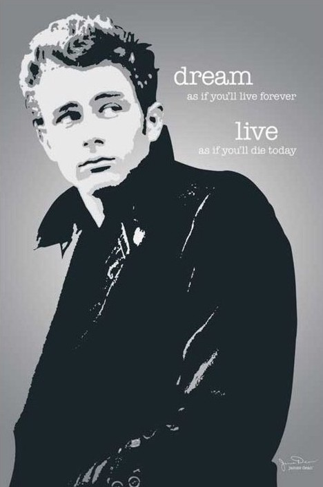 Poster James Dean - dream | Wall Art | 3+1 FREE | Europosters
